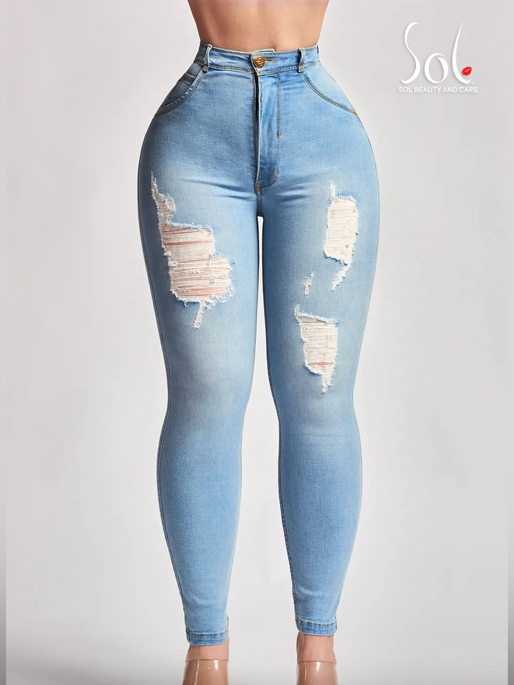 sol beauty and care urban city jeans 16/20 but fits like 13/14 with big hips